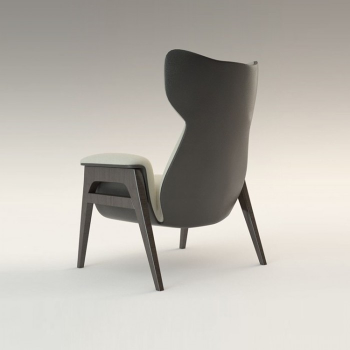 Luxury Fendi Cerva-Inspired Chair for Modern Relaxation | Solid Structure & Wide Backrest