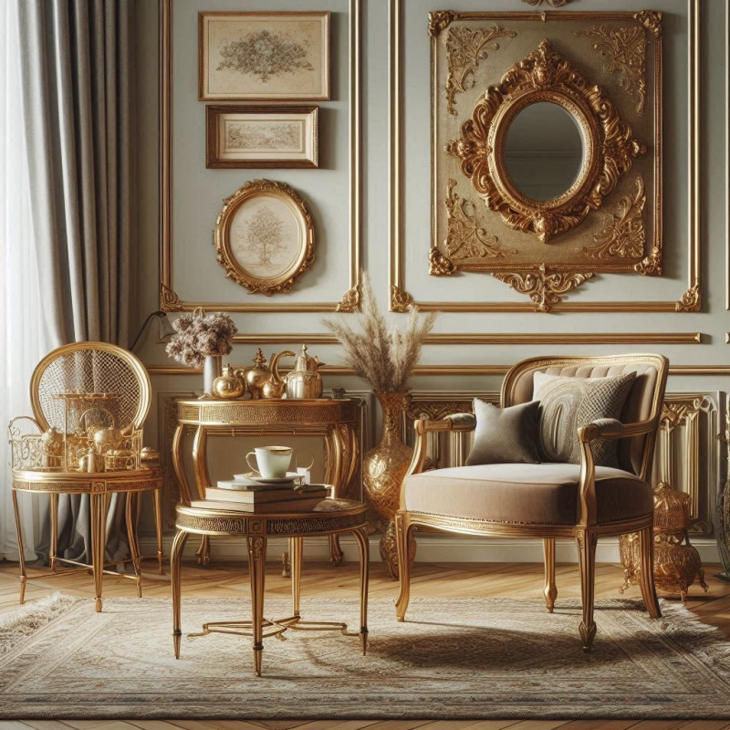 Luxury Antique Style Chairs: Artisan Elegance for Prestigious Spaces