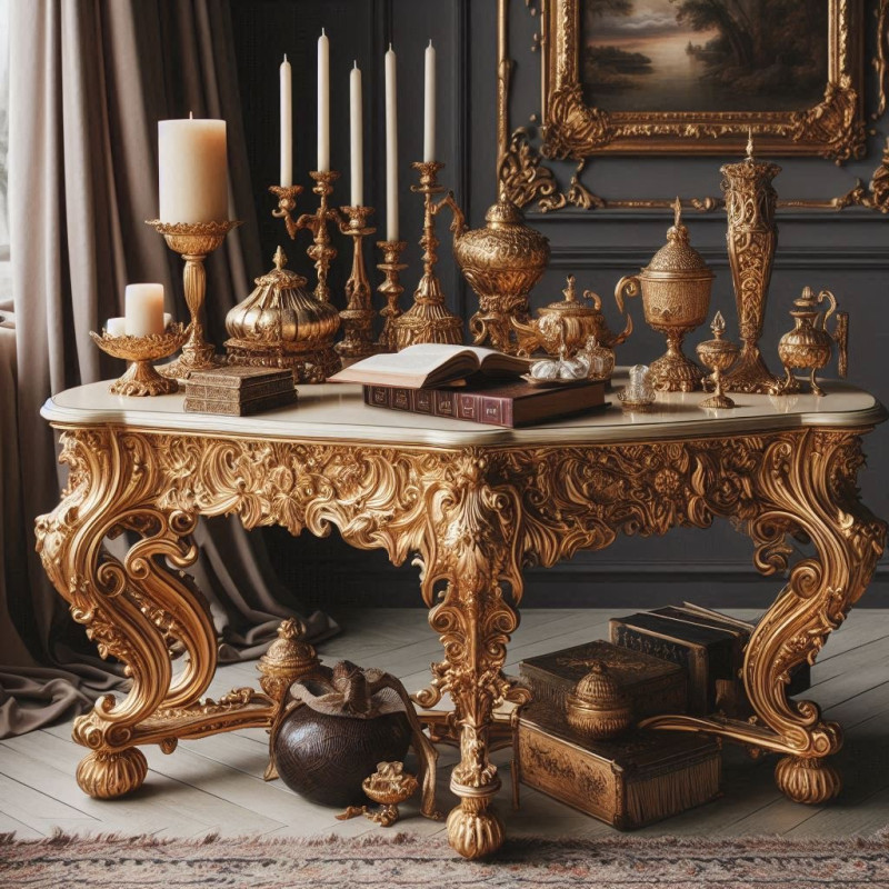 Luxury Dining Tables in Antique Style: Masterpieces of Craftsmanship and Design