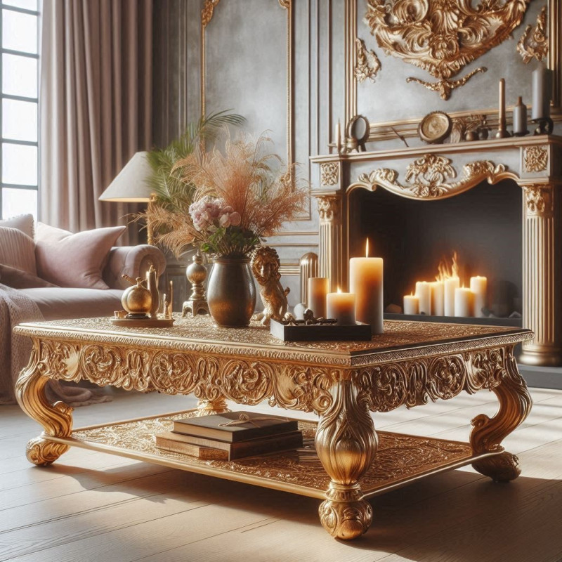 Luxury Coffee Tables in Antique Style: Masterpieces for Refined Spaces