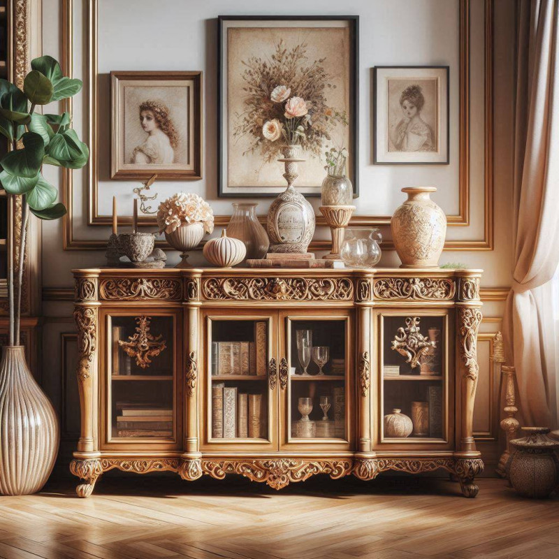 Exquisite Antique-Style Luxury Sideboards